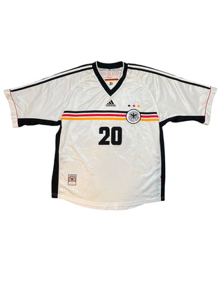 Vintage Adidas Deutschland Bierhoff Trikot 90er