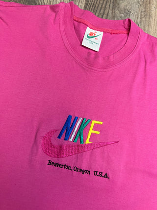 Nike Shirt embroidered 80s Rare