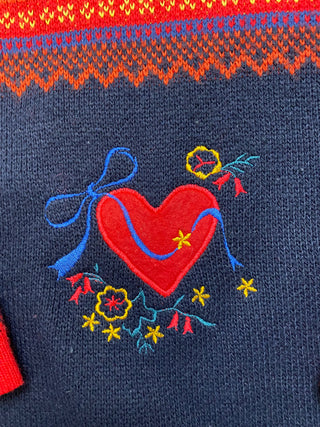 Norweger Pullover „Heartfelt“