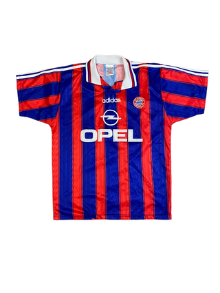 FC Bayern München Trikot 1996 gedruckte Unterschriften