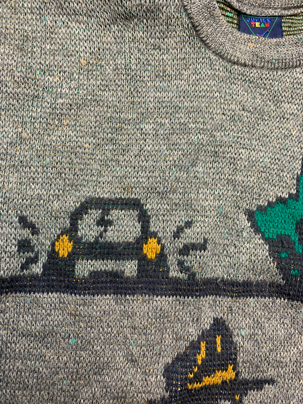 Wool Pullover „Car“