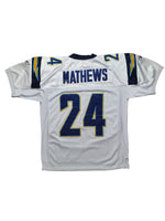 NFL Chargers Jersey on field No.24 Mathews