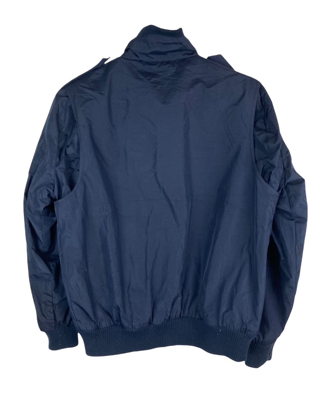 Blauer Bomberjacke