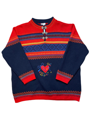 Norweger Pullover „Heartfelt“