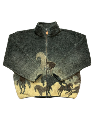 Fleece Jacke „Horses“