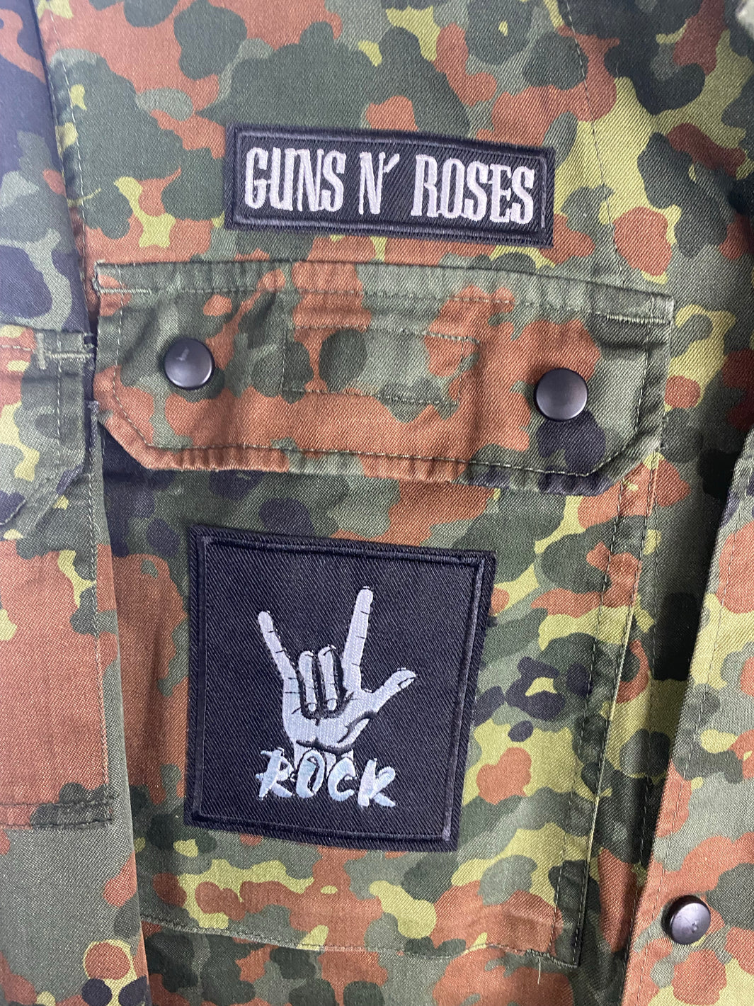 90s Patched Band-Bundeswehr Jacke
